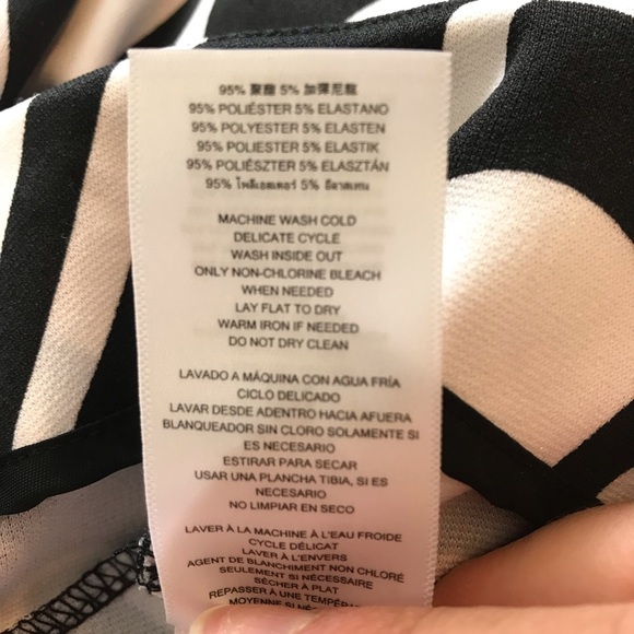 EUC Michael Kors skirt. Black and white/ form-fitting. Never worn. Size 12P. - Picture 7 of 13